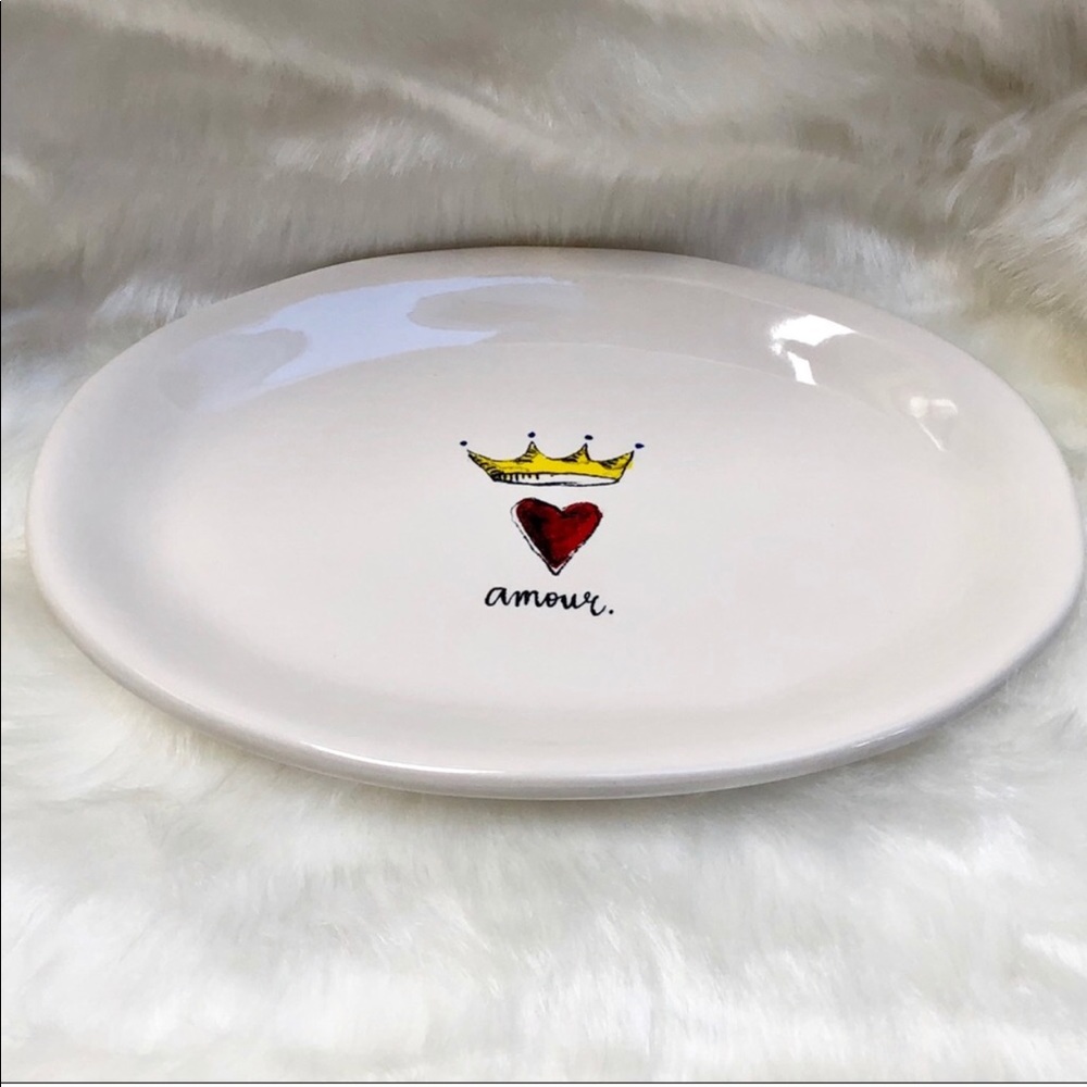 💝(2) Rae Dunn Amour Darling Collection Plates💝 - Picture 5 of 7